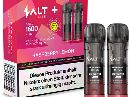 Salt Plus Lite Pods 2er Packung Raspberry Lemon 4ml Combo