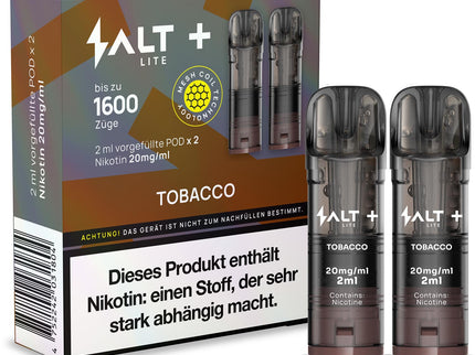 Salt Plus Lite Pods 2er Packung Tobacco 4ml Combo