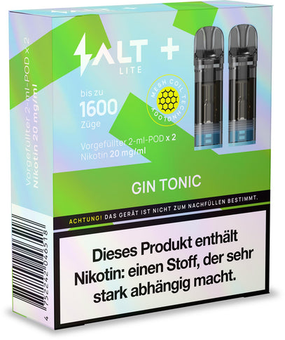 Salt Plus Lite Pods 2er Packung Gin Tonic 4ml Box