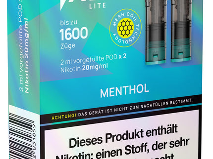 Salt Plus Lite Pods 2er Packung Menthol 4ml Box