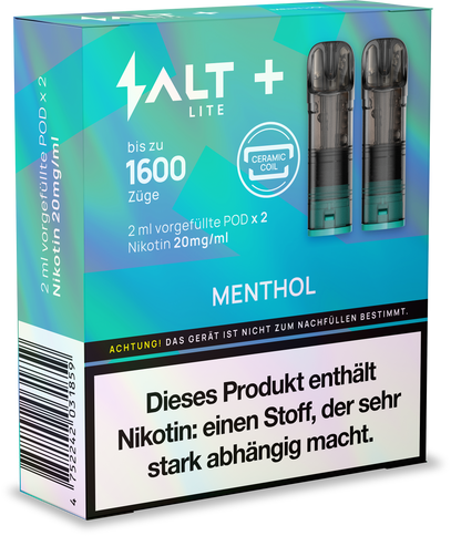 SALT Plus LITE Pod System Menthol 20mg/ml 
