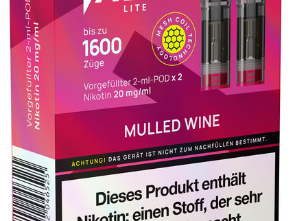 Salt Plus Lite Pods 2er Packung Mulled Wine 4ml Box