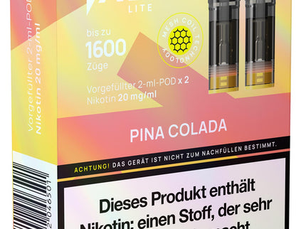 Salt Plus Lite Pods 2er Packung Pina Colada 4ml Box