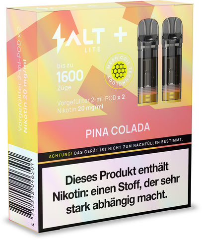 Salt Plus Lite Pods 2er Packung Pina Colada 4ml Box