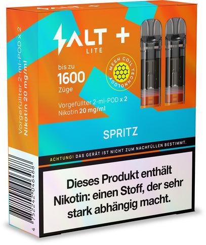 Salt Plus Lite Pods 2er Packung Spritz 4ml Box