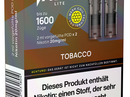 Salt Plus Lite Pods 2er Packung Tobacco 4ml Box
