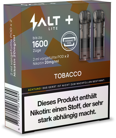 SALT Plus LITE Pod System Tobacco  20mg/ml 