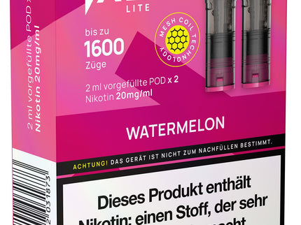 Salt Plus Lite Pods 2er Packung Watermelon 4ml Box