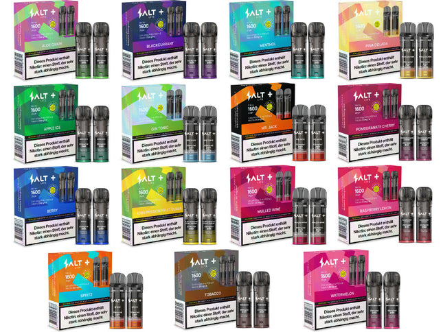 Salt+ LITE 2er PODs Aloe Grape mit 20 mg Nikotinsalz