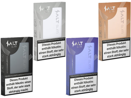 Salt Slim Gerät Schwarz wiederaufladbares Pod-System
