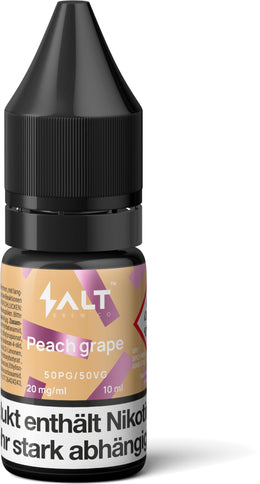Salt E-Liquid Peach Grape 10ml Bottle