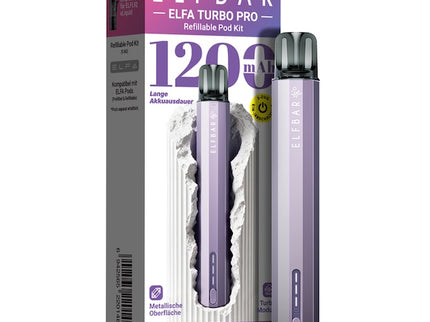 Elfbar ELFA TURBO PRO Kit Light Purple wiederaufladbares Pod-System refillable pod kit