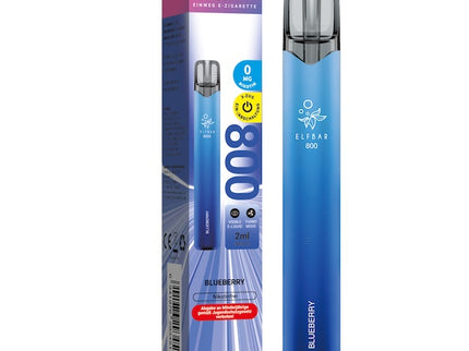 ELF BAR 800 Zero Blue Razz Lemonade 0mg nikotinfreie Einweg E-Zigarette