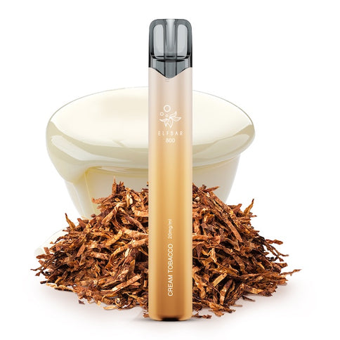 Elfbar 800 Cream Tabacco 20mg Einweg E-Zigarette