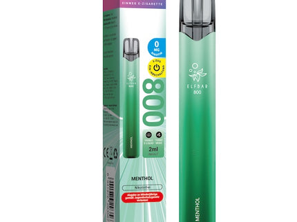 ELF BAR 800 Zero Menthol 0mg nikotinfreie Einweg E-Zigarette