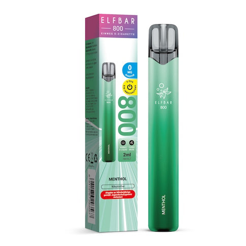 ELF BAR 800 Zero Menthol 0mg nikotinfreie Einweg E-Zigarette