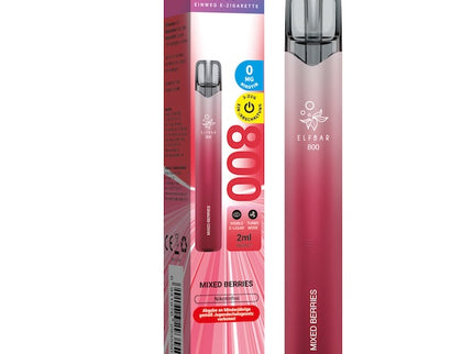 ELF BAR 800 Zero Mixed Berries 0mg nikotinfreie Einweg E-Zigarette
