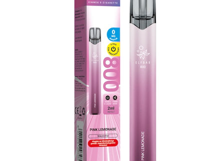 ELF BAR 800 Zero Pink Lemonade 0mg nikotinfreie Einweg E-Zigarette
