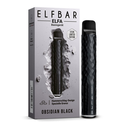 Elfbar ELFA Akkuträger Obsidian Black Limited wiederaufladbares Pod-System