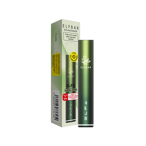 Elfbar ELFA Akkuträger Aurora Green wiederaufladbares Pod-System
