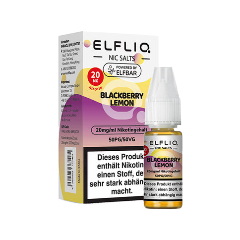 Elf Bar Elfliq Blackberry Lemon 20mg Nikotinsalz Liquid