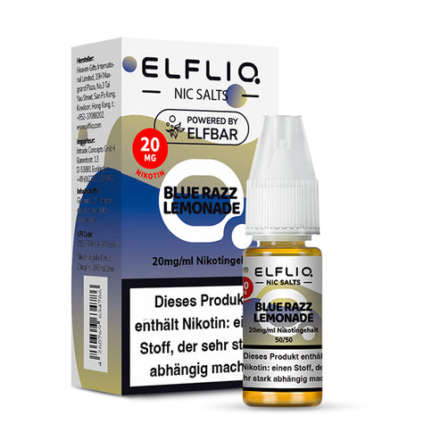 Elf Bar Elfliq Blue Razz Lemonade 20mg Nikotinsalz Liquid