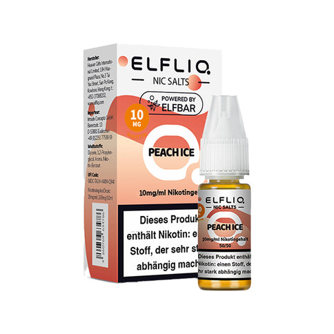 Elf Bar Elfliq Peach Ice 10mg Nikotinsalz Liquid