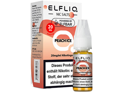 Elf Bar Elfliq Peach Ice 20mg Nikotinsalz Liquid