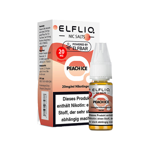 Elf Bar Elfliq Peach Ice 20mg Nikotinsalz Liquid