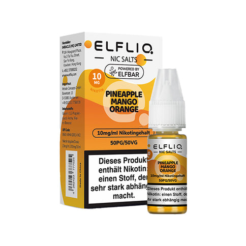 Elf Bar Elfliq Pineapple Mango Orange 10mg Nikotinsalz Liquid