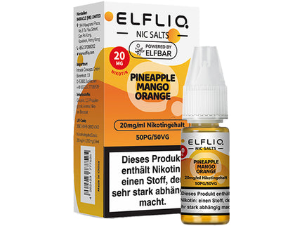 Elf Bar Elfliq Pineapple Mango Orange 20mg Nikotinsalz Liquid