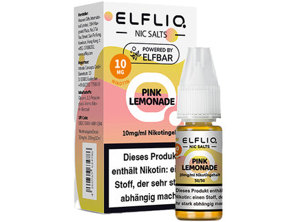Elf Bar Elfliq Pink Lemonade 10mg Nikotinsalz Liquid