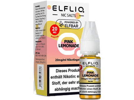 Elf Bar Elfliq Pink Lemonade 20mg Nikotinsalz Liquid