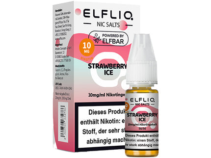 Elf Bar Elfliq Strawberry Ice 10mg Nikotinsalz Liquid