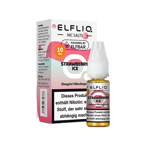 Elf Bar Elfliq Strawberry Ice 10mg Nikotinsalz Liquid