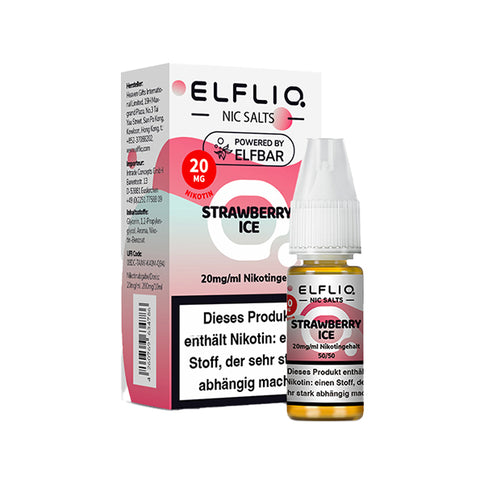 Elf Bar Elfliq Strawberry Ice 20mg Nikotinsalz Liquid