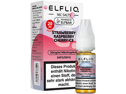 Elf Bar Elfliq Strawberry Raspberry Cherry Ice 20mg Nikotinsalz Liquid