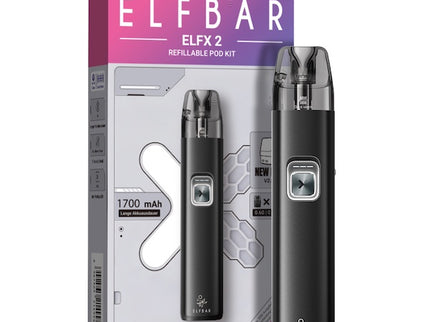 Elfbar ELFX 2 Kit Matte Black wiederaufladbares kit