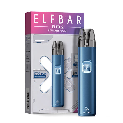 Elfbar ELFX 2 Kit Ocean Blue wiederaufladbares kit