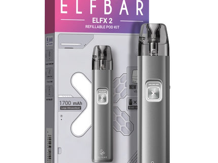 Elfbar ELFX 2 Kit Space Grey wiederaufladbares kit