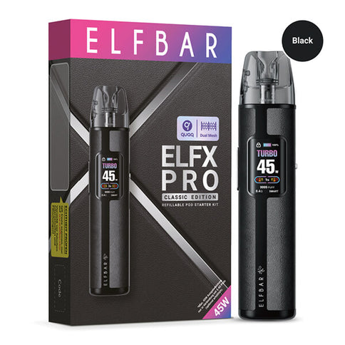 Elf Bar ELFX Pro Classic Edition Black wiederaufladbares Pod-System