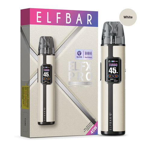 Elf Bar ELFX Pro Classic Edition White wiederaufladbares Pod-System