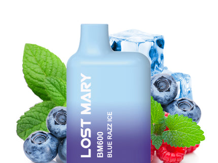 Lost Mary BM600 Blue Razz Ice 20mg Einweg E-Zigarette