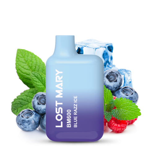 Lost Mary BM600 Blue Razz Ice 20mg Einweg E-Zigarette