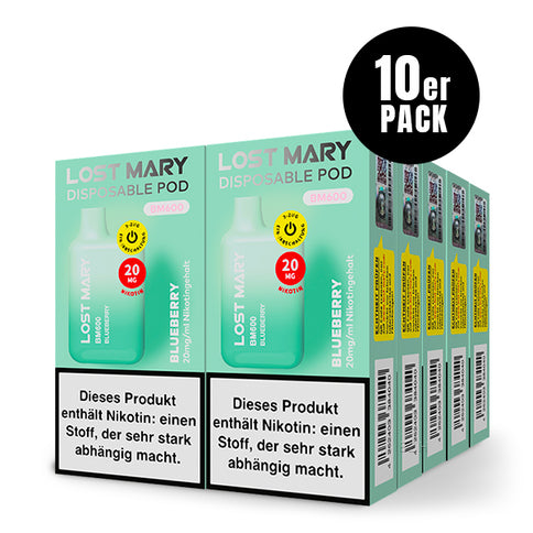 Lost Mary BM600 Blueberry 20mg 10er pack