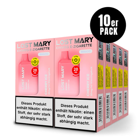 Lost Mary BM600 Cherry Ice 20mg 10er pack