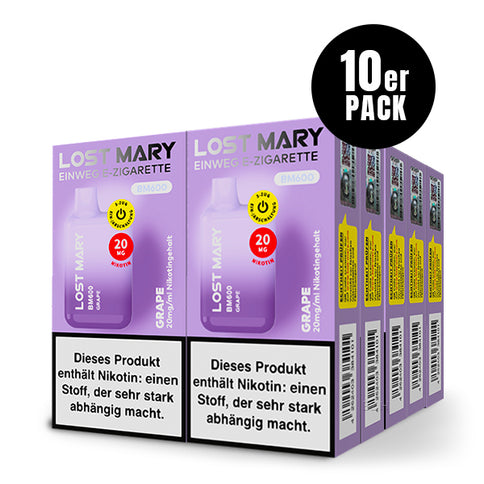 Lost Mary BM600 Grape 20mg 10er pack