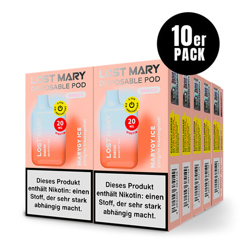 Lost Mary BM600 Marygy Ice 20mg 10er pack