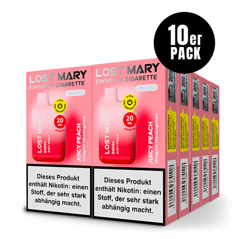 Lost Mary BM600 Juicy Peach 20mg 10er pack