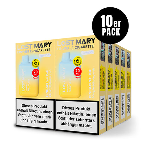 Lost Mary BM600 Pineapple Ice 20mg 10er pack